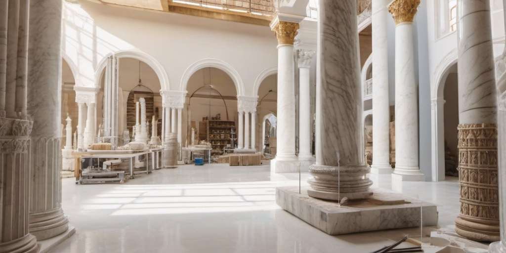 columnas de marmol en sevilla